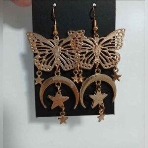 3/$8 Butterfly Moon Star Earrings Womens Girls Jewelry Accessories